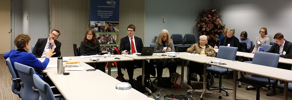 Senate members engage with disability community during the 2014 Legislative Forum