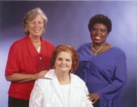 Sue Jamieson, Elaine Wilson, and Lois Curtis