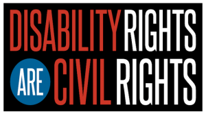 Logo: Disability Rights Are Civil Rights