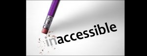 pencil changing "inaccessible" to "accessible"