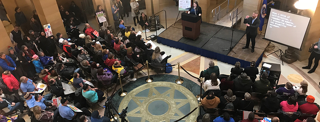 Disability event in the Capitol Rotunda