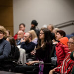 Members of the public attend a Legislative Forum